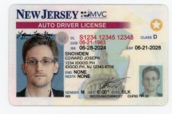 Fake NJ ID