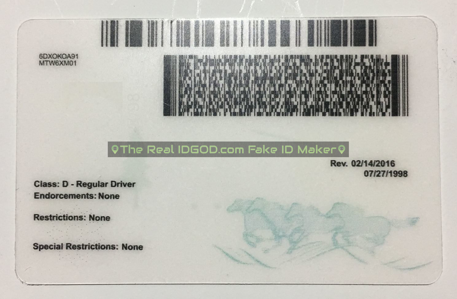 Montana Fake ID - Image 2